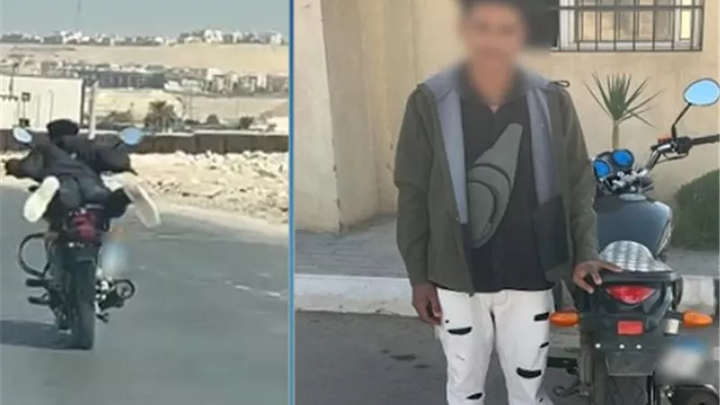 لقيامه بحركات استعراضية.. ضبط قائد دراجة نارية عرض حياة المواطنين للخطر بالمنيا 