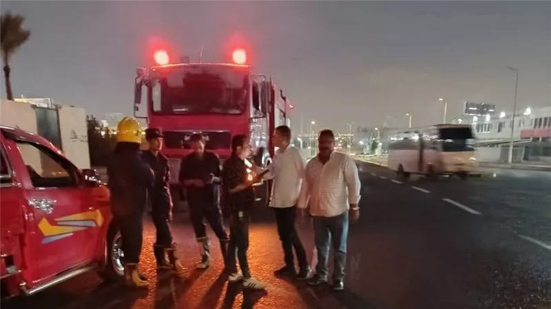 جهاز العبورعن تسريب غاز بالمنطقة الصناعية الأولى: غير صحيح 