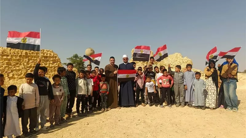 أوقاف شمال سيناء تنظم زيارة ميدانية للأطفال إلى قلعة نخل الأثرية