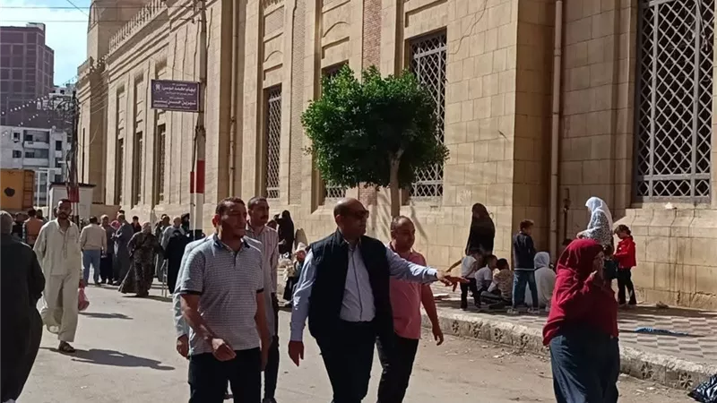 رئيس مدينة دسوق يتفقد فعاليات ختام  مولد العارف بالله سيدي إبراهيم الدسوقي
