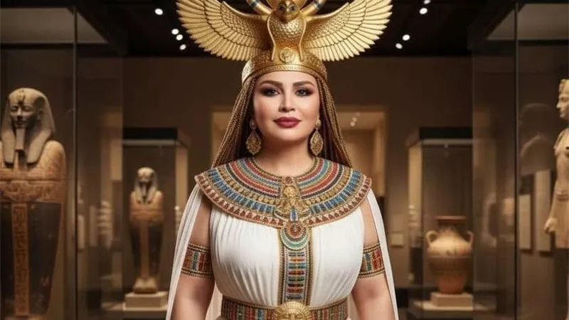 مبروك لأحفاد الفراعنة.. رسالة إلهام شاهين لمتابعيها بمناسبة افتتاح المتحف