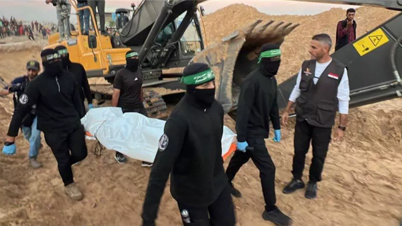 حماس: جاهزون لاستخراج جميع جثث الرهائن داخل نطاق الخط الأصفر
