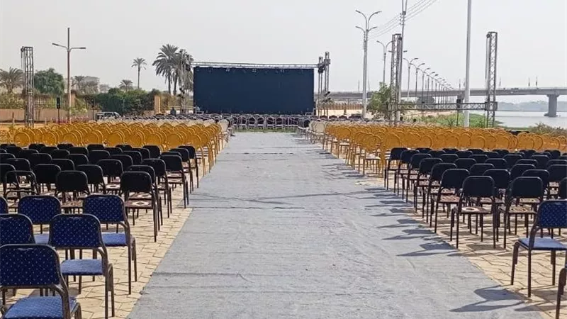 محافظ المنيا يتابع الأوضاع ميدانيا قبل بدء احتفالات افتتاح المتحف الكبير