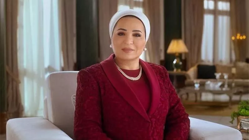انتصار السيسي توجه الشكر لكل المساهمين في بناء المتحف المصري الكبير