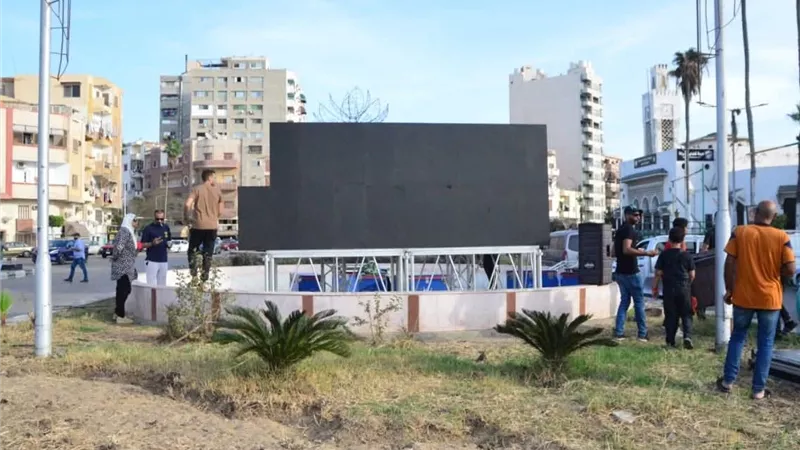 رئيس مدينة بورفؤاد يعلن انتهاء استعدادات نقل احتفالية افتتاح المتحف المصري |صور 