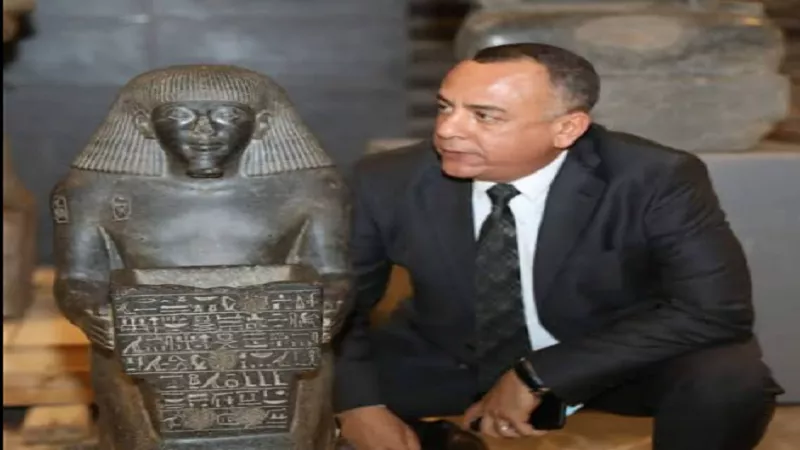 وزيري: وضع تمثال إله النيل عند القدماء بين متحفيّ خوفو والمصري الكبير|فيديو