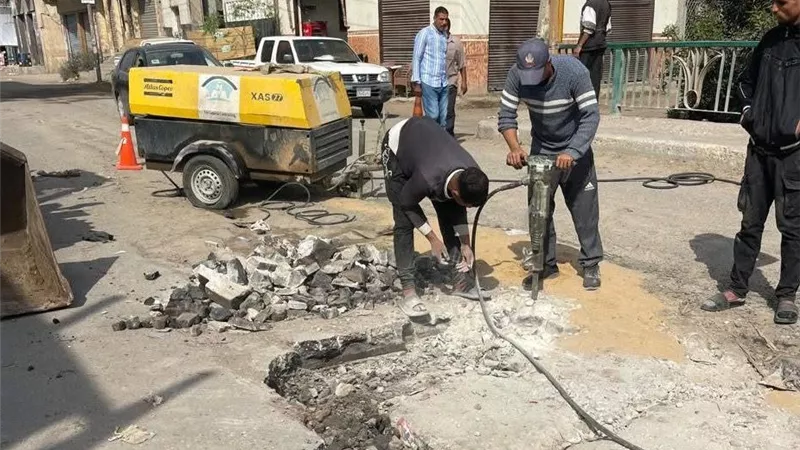 محافظ الشرقية يتابع تنفيذ أعمال ترميم وصيانة كوبرى السماعنة |صور  