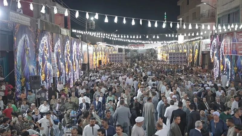 استقبال استثنائي لقيادات «العدل» بمدينة بقنا.. الآلاف يحتشدون لدعم مرشح الحزب محمود الضبع