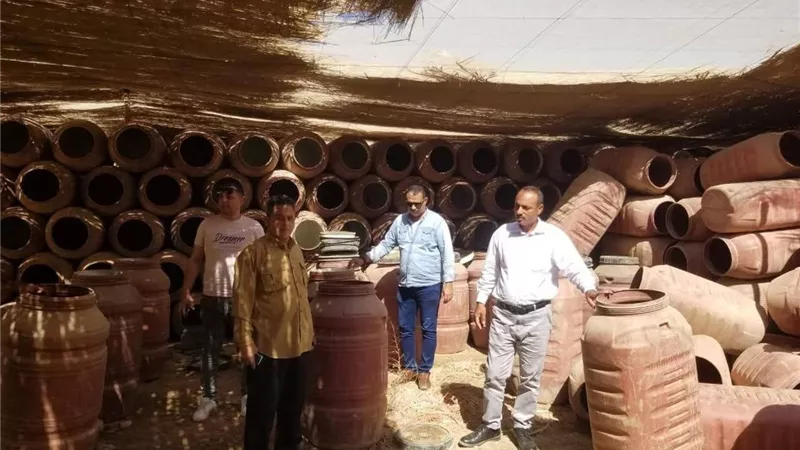تموين المنيا يضبط مصنع مخللات ومنتجات غير صالحة للاستهلاك الآدمي