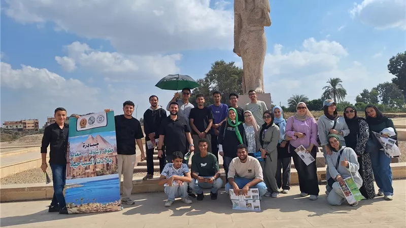  جامعة قناة السويس تدمج طلابها من ذوي الهمم في رحلة سياحية تثقيفية إلى تل بسطا 