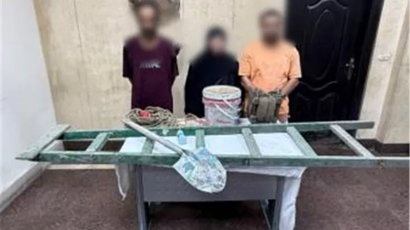 ضبط 3 أشخاص لقيامهم بأعمال حفر وتنقيب عن الآثار بالقاهرة