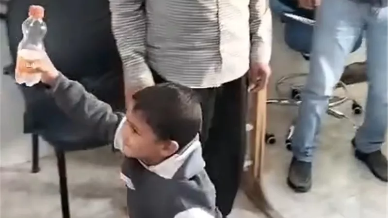 مشي بعد 4 سنوات.. صحة الوادي الجديد تنجح في تأهيل صغير يعاني من الشلل|صور
