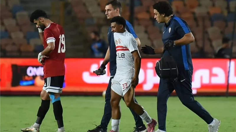 الزمالك يتقدم على طلائع الجيش بهدف ناصر ماهر في شوط الإصابات