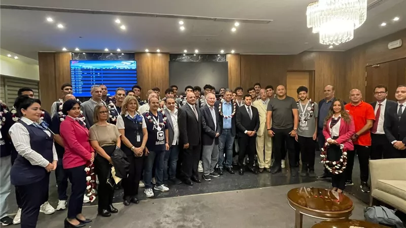 وزير الرياضة يستقبل بعثة منتخب اليد المتوجة بفضية مونديال الناشئين