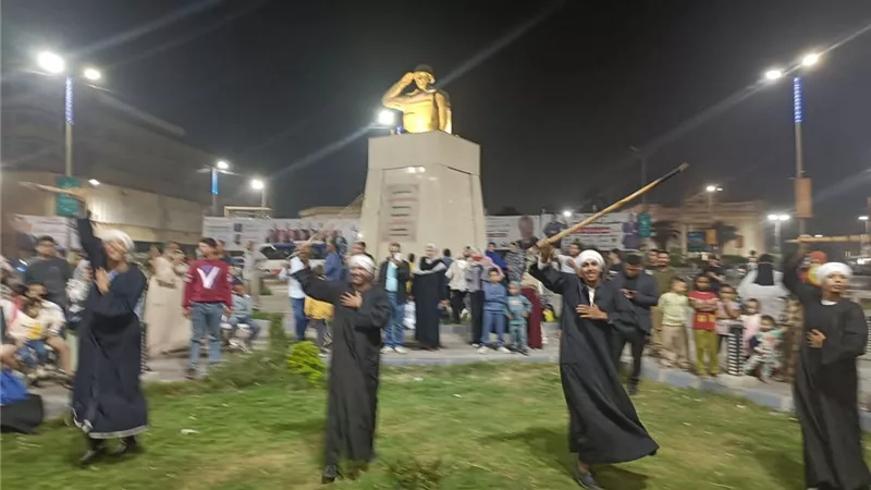 فلكلور الجنوب يزين احتفالية محافظة سوهاج بافتتاح المتحف الكبير