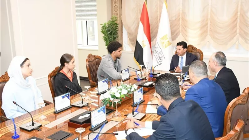 وزير الرياضة يلتقي أبطال المشروع القومي للموهبة لمناقشة استعداداتهم للفترة المقبلة