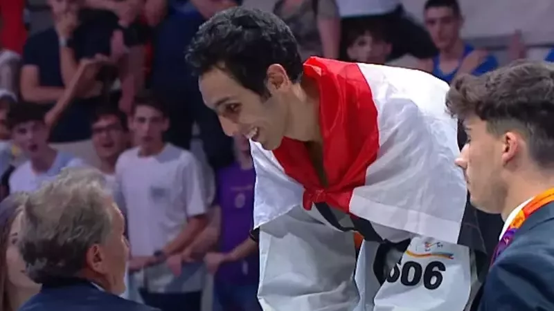 خالد الغندور: مبروك لمصر.. سيف عيسى يتوج بذهبية التايكوندو