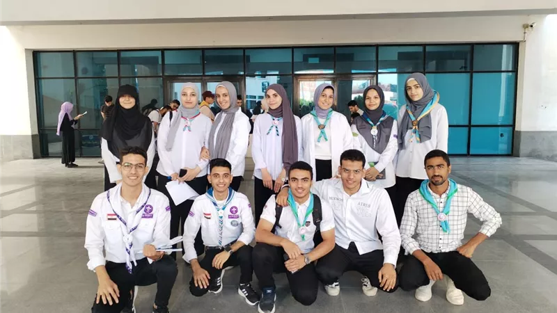 جامعة دمنهور تطلق المهرجان الكشفي الثالث عشر لجوالي ومرشدات الجامعة