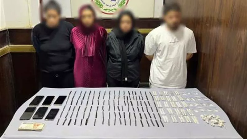 ضبط تشكيل عصابى تخصص نشاطه فى الاتجار بالمواد المخدرة 