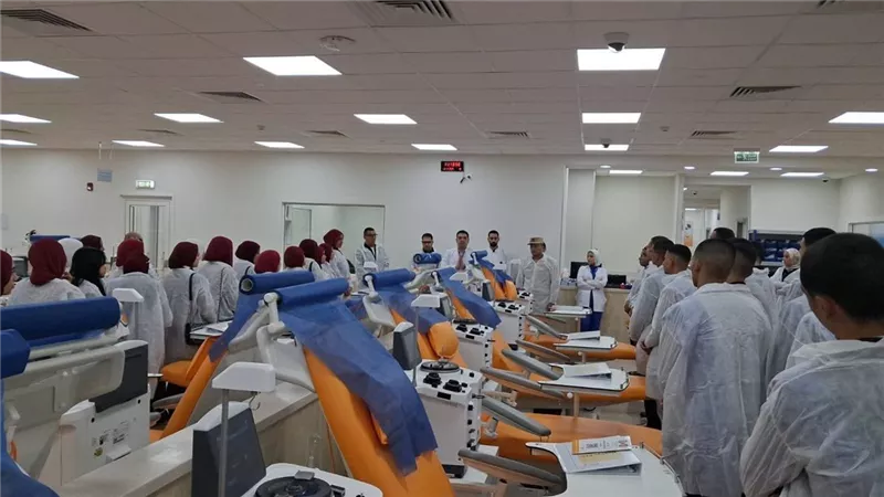 جامعة بنها تنظم زيارة ميدانية لمركز التبرع بالبلازما