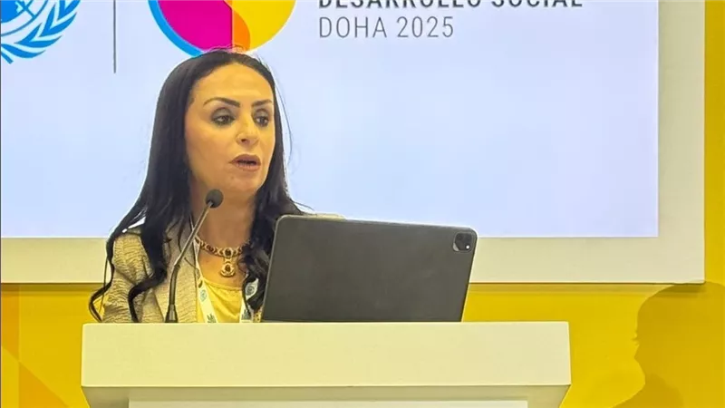 وزيرة التضامن في قمة الدوحة: برامج الحماية والتنمية من أهداف مصر 2030