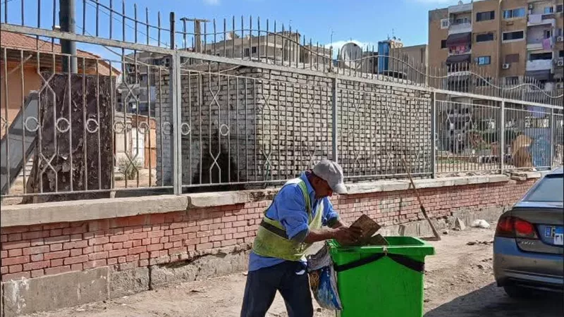 رئيس بور فؤاد يتابع جهود منظومة النظافة العامة ورفع المخلفات