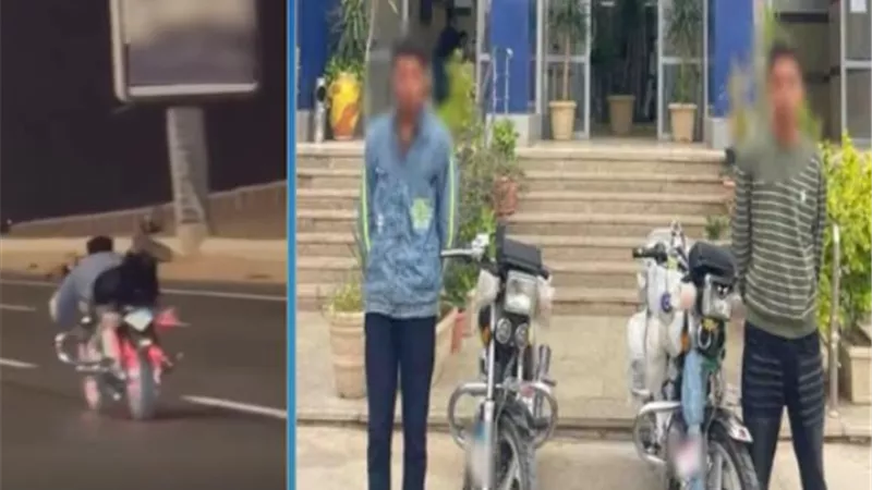 عرضوا حياة المواطنين للخطر.. ضبط قائدي دراجتين ناريتين قاما بحركات استعراضية
