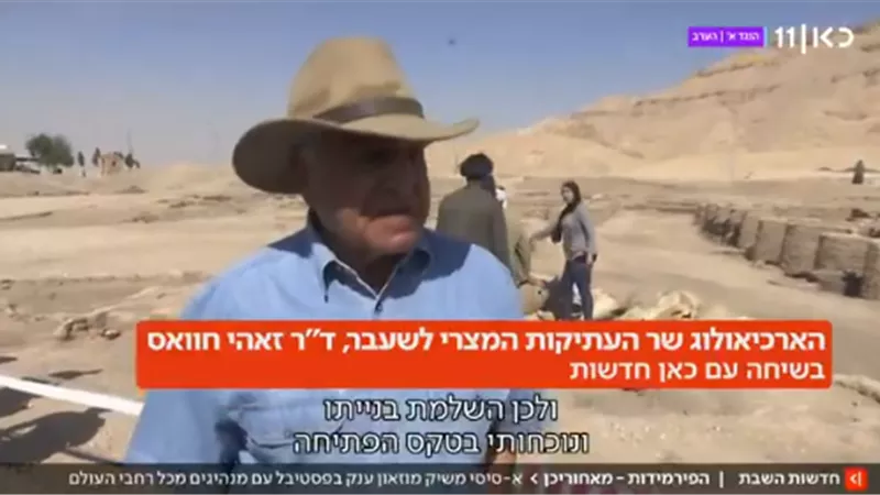 عبر قناة عبرية.. زاهي حواس عن إمكانية زيارة الإسرائيليين للمتحف الكبير: مفتوح للجميع