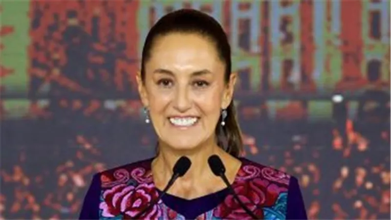 فيديو لتعرض رئيسة المكسيك لموقف محرج.. رجل يقبلها ويلمس جسدها