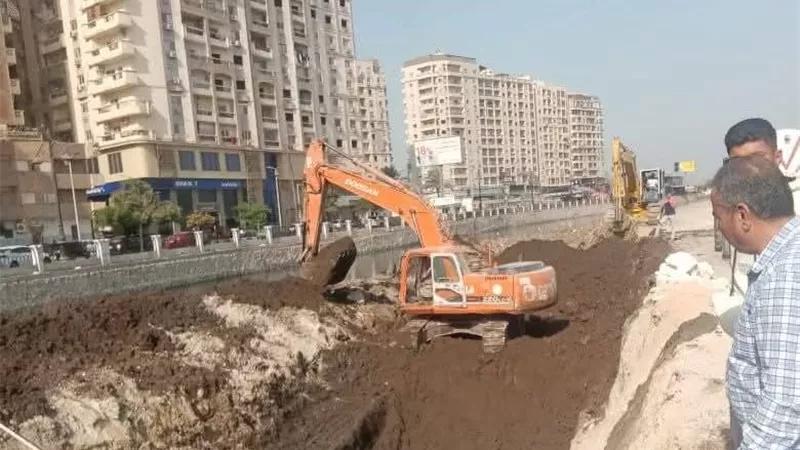 محور محلة منوف يحول المدينة إلى واجهة حضارية بكورنيش جديد على ترعة القاصد