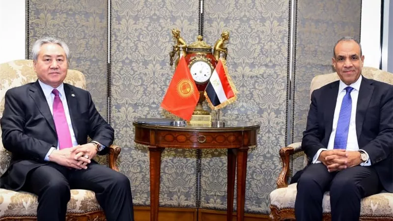 وزير الخارجية يبحث مع نظيره القيرغيزي فرص تطوير العلاقات الاقتصادية والعلمية والثقافية