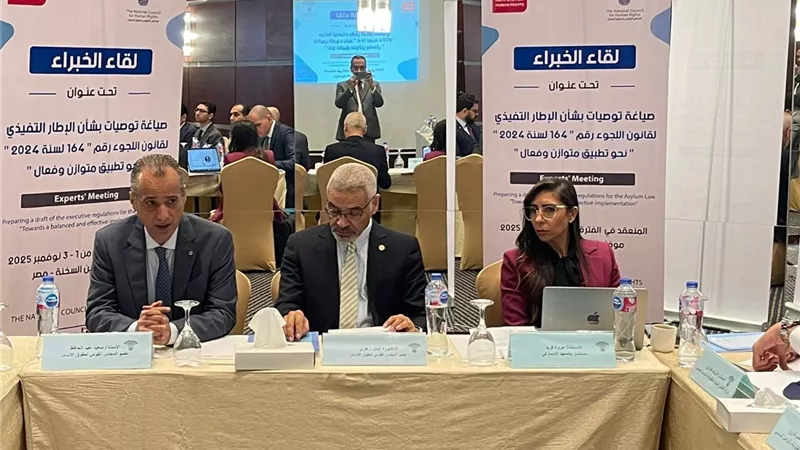 القومي لحقوق الإنسان: وضعنا تصور شامل للائحة التنفيذية المرتقبة لقانون اللجوء 