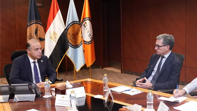 رئيس الرقابة المالية يلتقي وفد سيتي بنك لبحث تطوير رأس المال المصري 