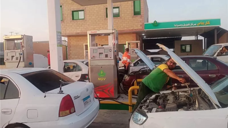 محافظ شمال سيناء يوجه بافتتاح محطة غاز طبيعي للسيارات 