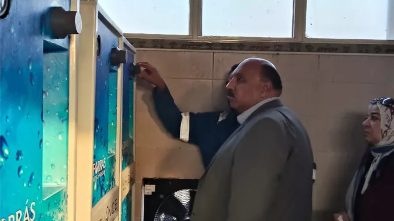 رئيس مياه القناة يتابع سير انتظام العمل بمحطة معالجة MK ببورسعيد