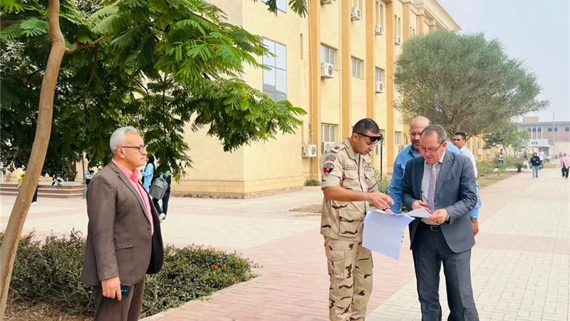 جامعة الدلتا التكنولوجية بالمنوفية تبحث إنشاء ملحق للمدرجات
