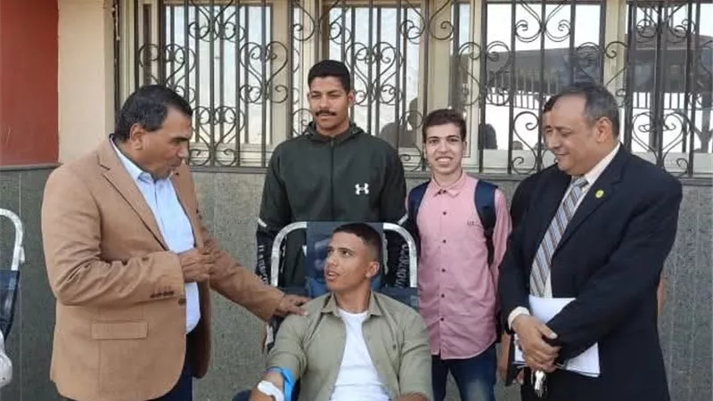 جامعة الوادي الجديد تنفذ حملة للتبرع بالدم بالتعاون مع المركز الإقليمي