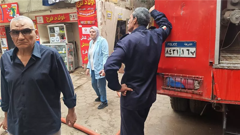 شاحن هاتف سبب مصرع أسرة كاملة في حريق شبرا الخيمة| صور