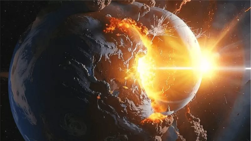 اكتشاف جديد يربط بين تكوين الماء على الأرض وتشكل القمر 
