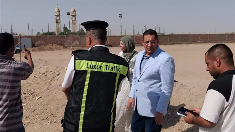 سكرتير مساعد الأقصر يتابع استعدادات انطلاق احتفالات مولد مارجرجس|صور
