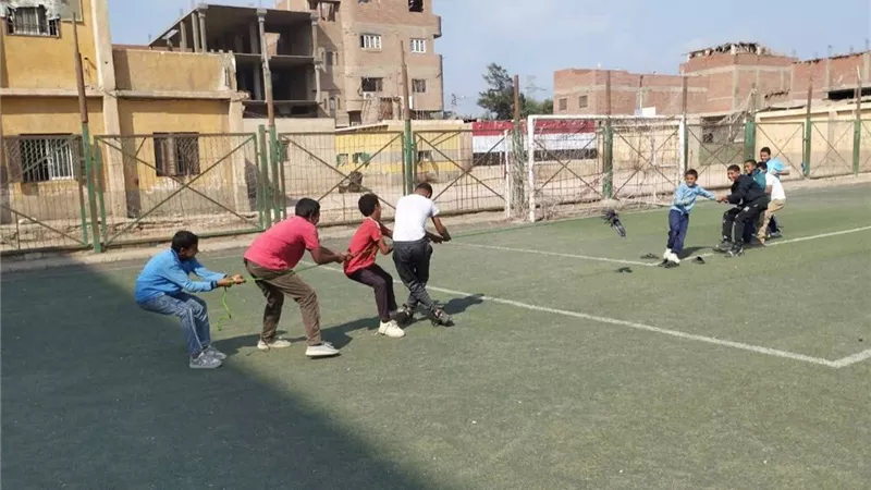 مركز شباب أقفهص ينظم مسابقة ألعاب قوى لتنمية مواهب الشباب ببني سويف