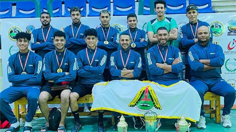 جامعة بنها تحصد المركز الأول في البطولة العربية لخماسيات كرة القدم