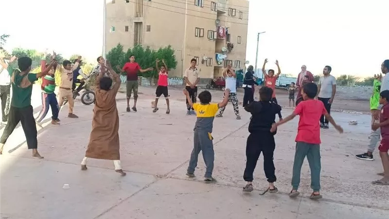  الوادي الجديد تطلق مشروع اللياقة البدنية للشوارع والميادين في شوارع 