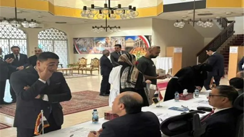 مد فترة التصويت بانتخابات «النواب» فى سفارة مصر بعمان بسبب كثافة الإقبال 