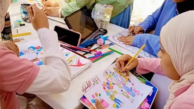 دوري ثقافي واحتفالات بأعياد الطفولة بكفر الشيخ | صور