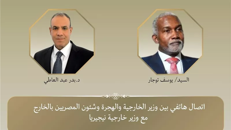 وزير الخارجية يبحث مع نظيره النيجيري أخر المستجدات في القارة الإفريقية