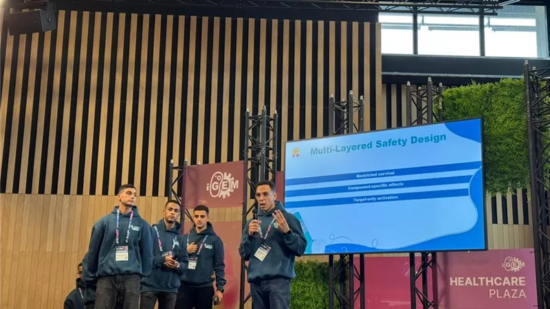 فريق بحثي بـ «طب القوات المسلحة» يحصل على الميدالية الذهبية بمسابقة «IGEM» بفرنسا