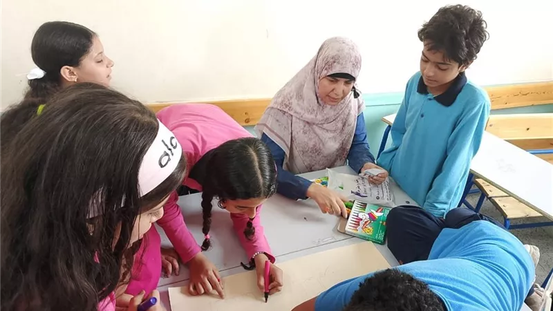 العمر لينا.. الثقافة تواصل أنشطتها بالمدارس احتفاء بافتتاح المتحف الكبير