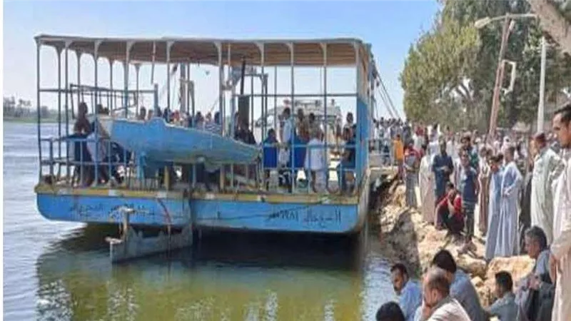  مصرع 4 من أسرة واحدة غرقًا بمعدية أشمنت في بني سويف