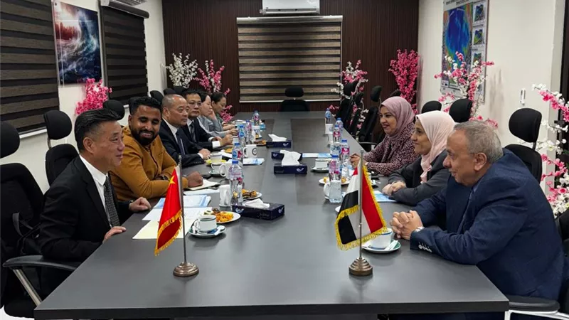 المركز الصيني الأفريقي بعلوم البحار يستقبل وفد وزارة الموارد الطبيعية